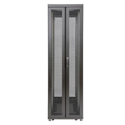 Шкаф серверный напольный Eurolan Rackcenter D9000, 42U, 2044х600х1200 мм (ВхШхГ), дверь: двойная распашная, перфорация, боковая панель: съемная, 2 час