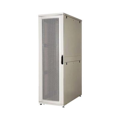 Шкаф серверный напольный Lande DYNAmax, IP20, 42U, 1970х600х1000 мм (ВхШхГ), дверь: перфорация, боковая панель: сплошная съемная, собранный, цвет: сер