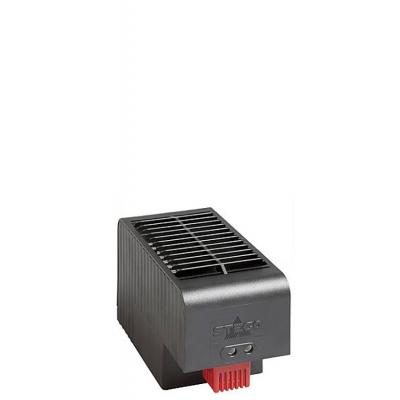 Нагреватель STEGO CSF 032, 66х88х152,5 мм (ВхШхГ), 1 000Вт, на DIN-рейку, для шкафов, 230V, чёрный, с осевым вентилятором 63 м³/ч и термостатом +25С