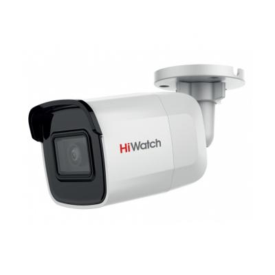 Сетевая IP видеокамера HiWatch, корпусная, улица, 6Мп, 1/2,5’, 3200х1800, ИК, цв:0,01лк, об-в:2,8мм, DS-I650M (2.8 mm)