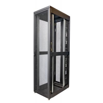 Шкаф серверный напольный Eurolan Rackcenter D9000, 42U, 2044х600х1000 мм (ВхШхГ), дверь: перфорация, сварной, цвет: чёрный