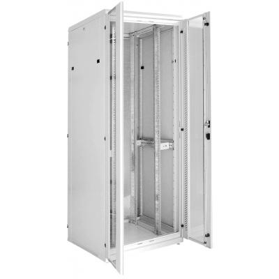 Шкаф серверный напольный ITK LINEA S, IP30, 42U, 2025х800х1000 мм (ВхШхГ), дверь: двойная распашная, перфорация, боковая панель: сплошная съемная, раз