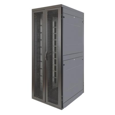 Шкаф серверный напольный Eurolan Rackcenter D9000, 42U, 2044х750х1000 мм (ВхШхГ), дверь: перфорация, боковая панель: сплошная съемная, сварной, цвет: 